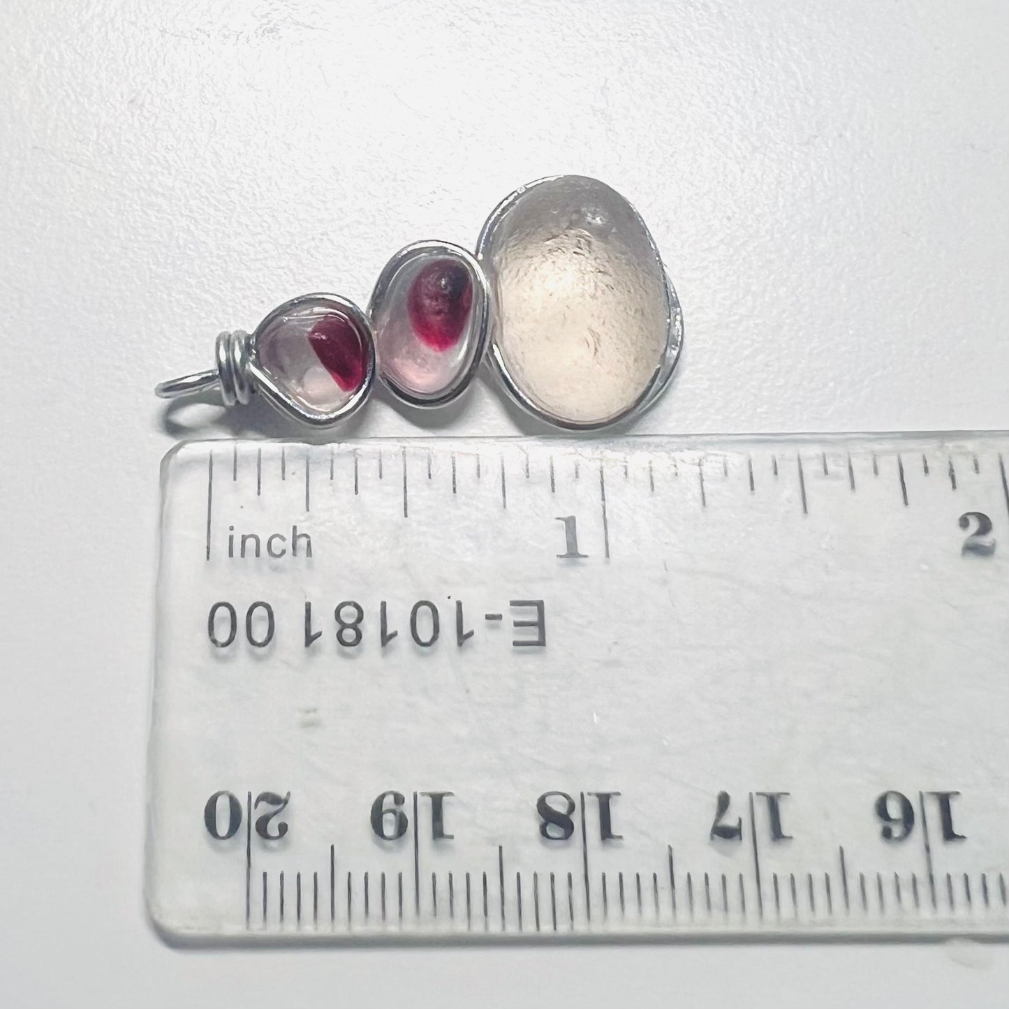 Three Piece Seaham Sea Glass Pendant