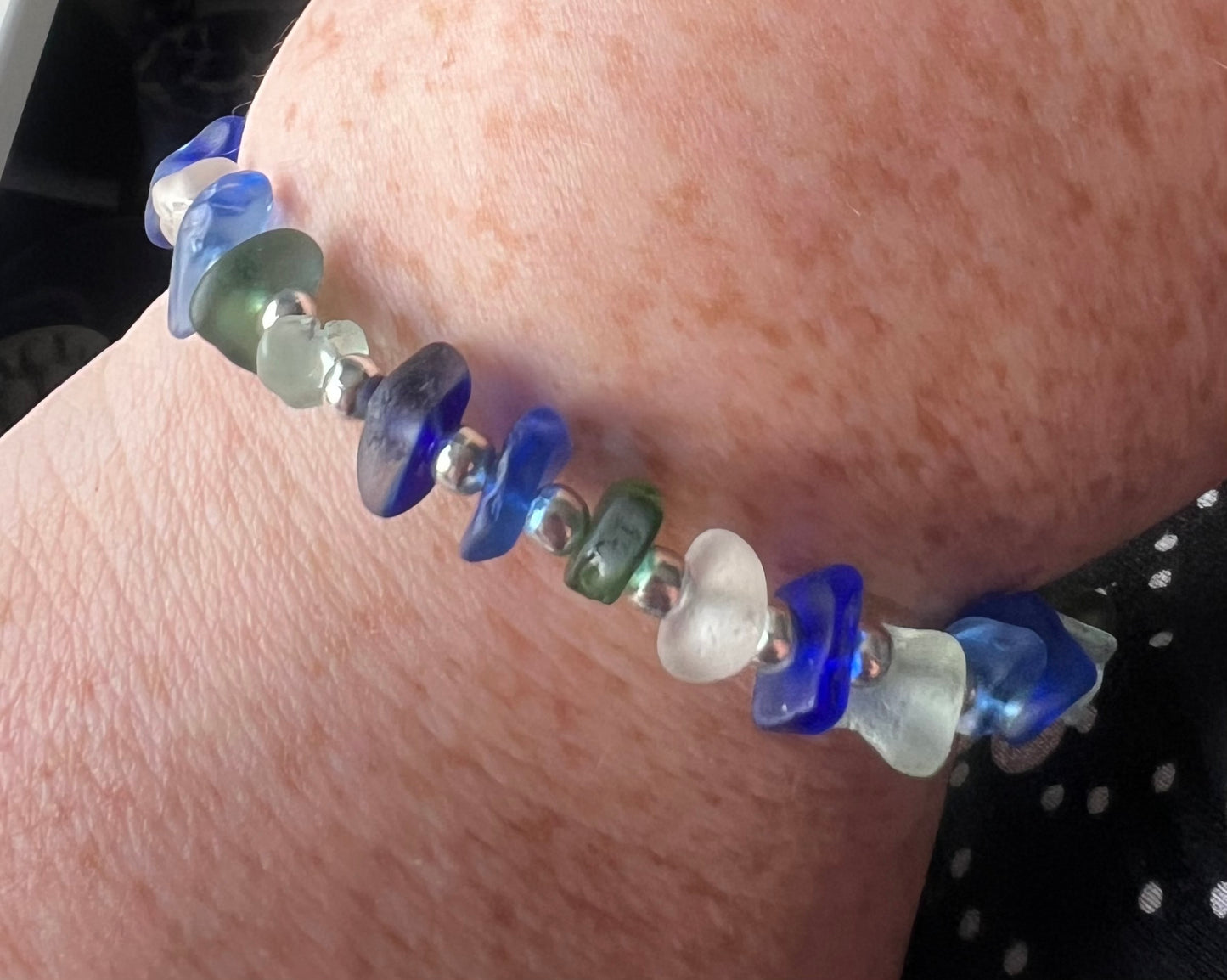 Seaham Sea Glass Full Circle Bracelet