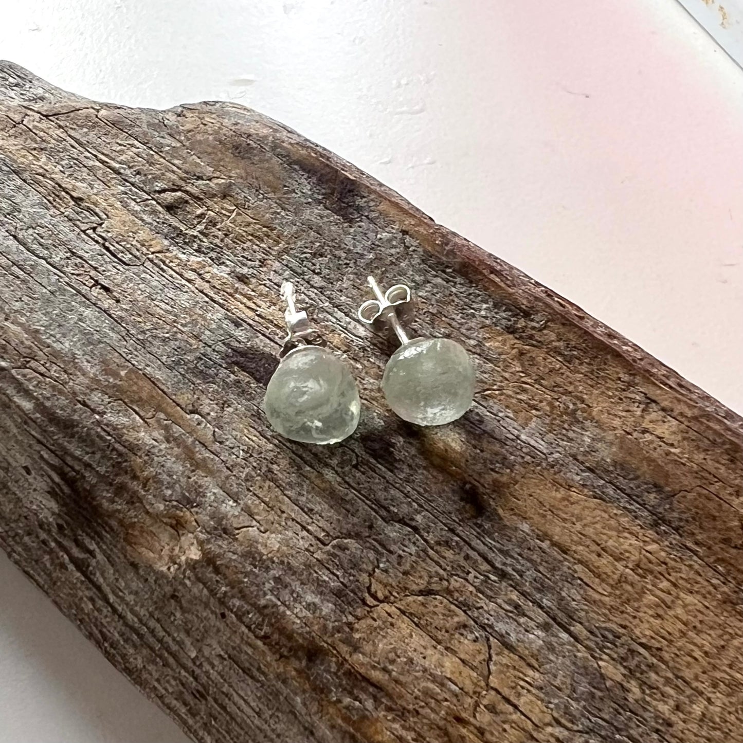 Seaham Sea Glass Stud Earrings