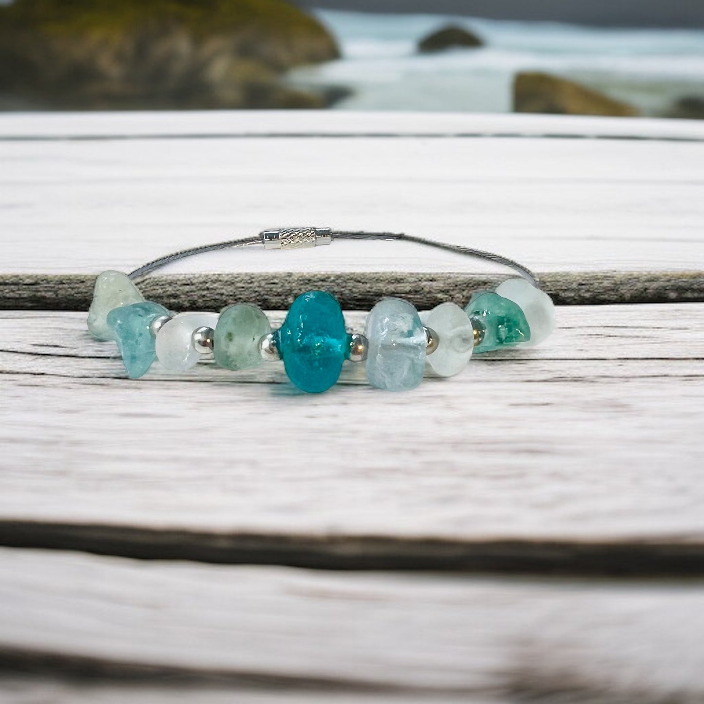 Sea Glass Bangle