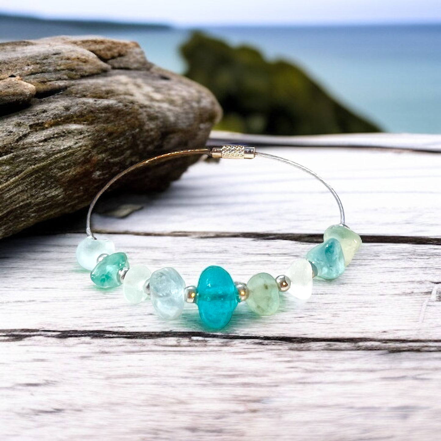 Sea Glass Bangle