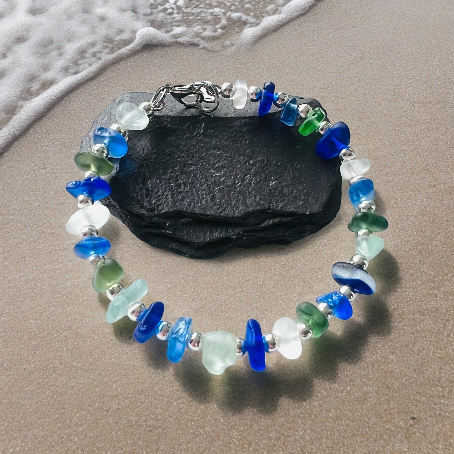 Seaham Sea Glass Full Circle Bracelet