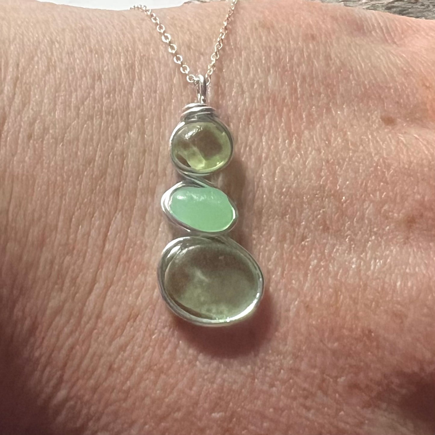 Canary Island Sea Glass Pendant