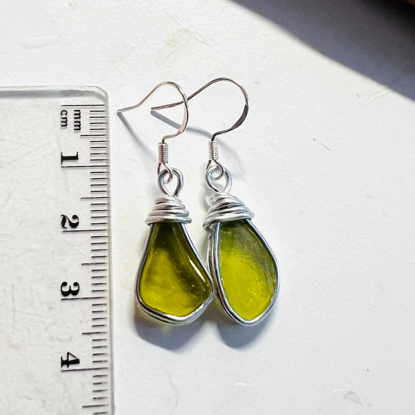 Seaham Sea Glass Earrings