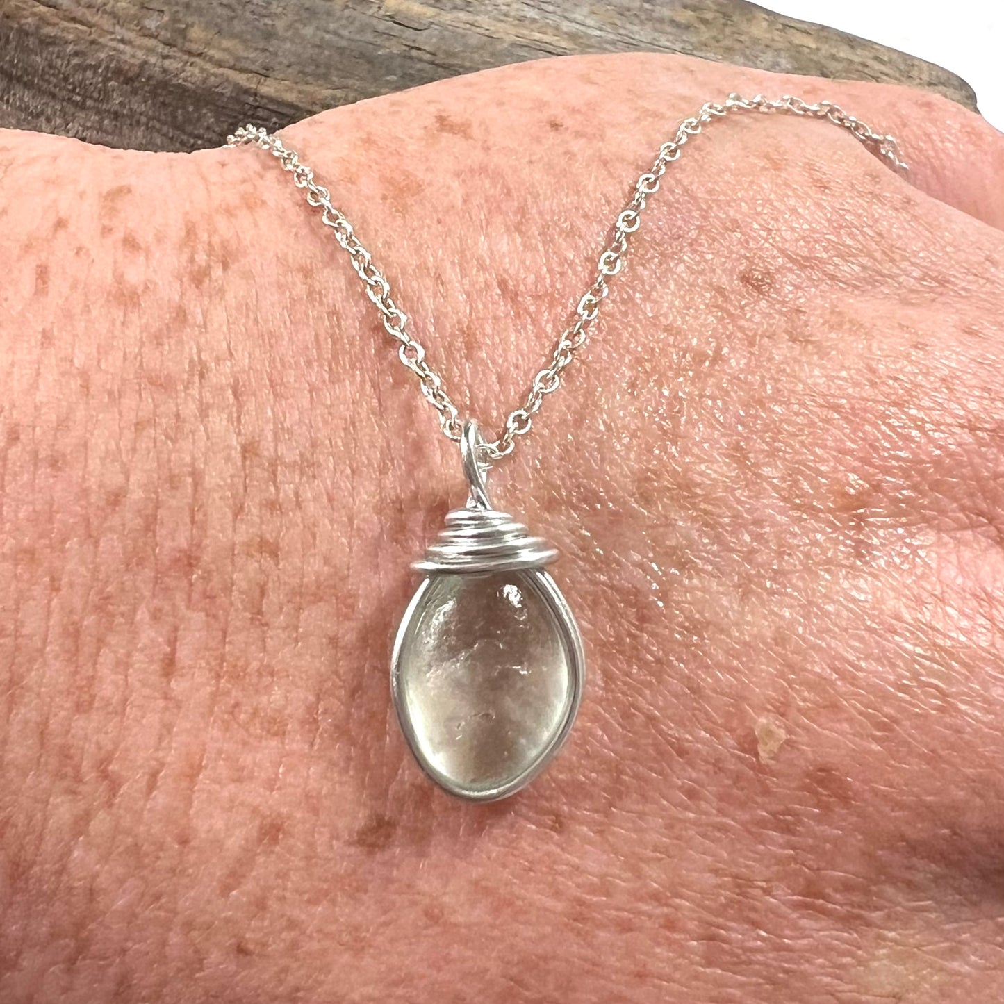 Seafoam Seaham Sea Glass Jewellery Set