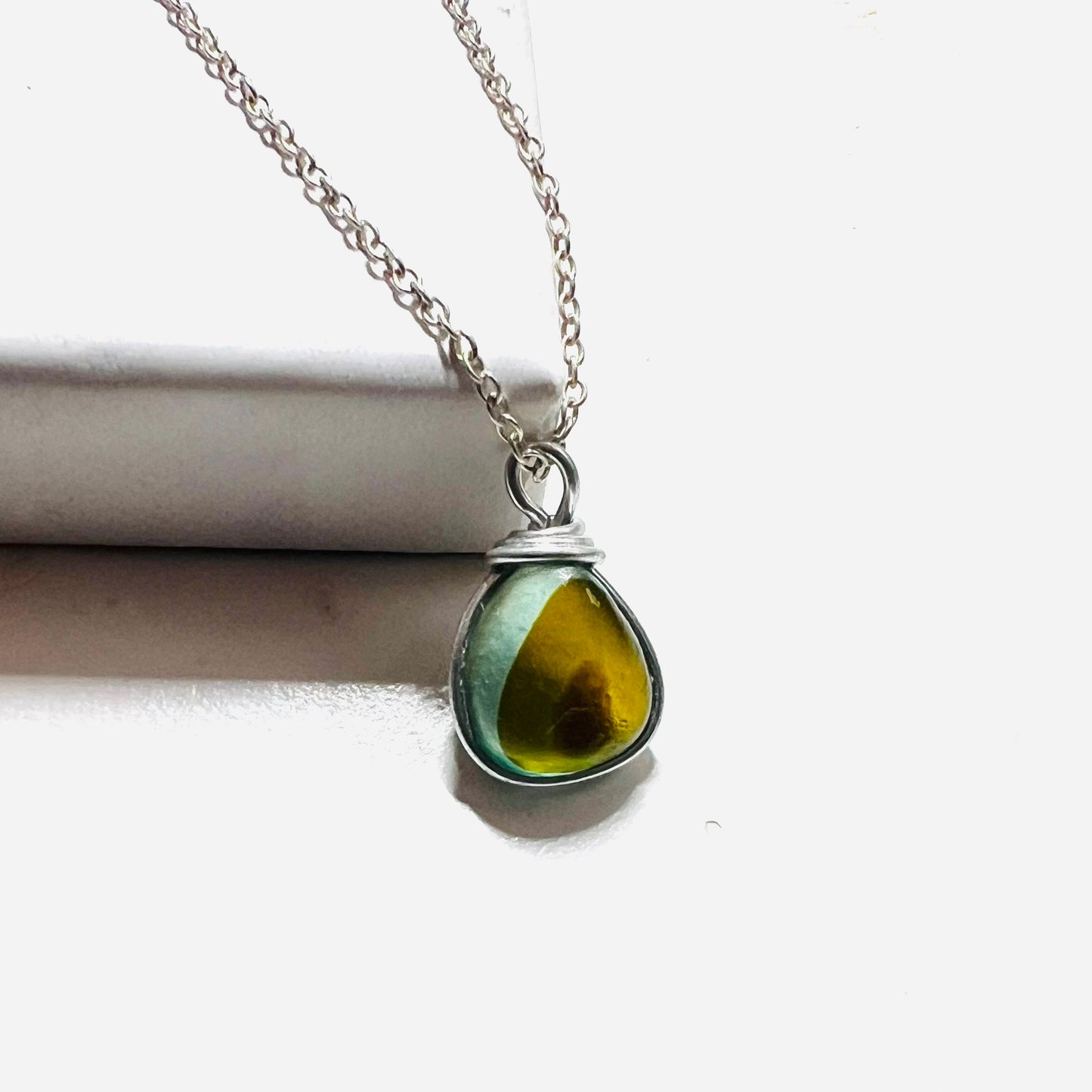 Rare Shades Seaham Sea Glass Multi Pendant