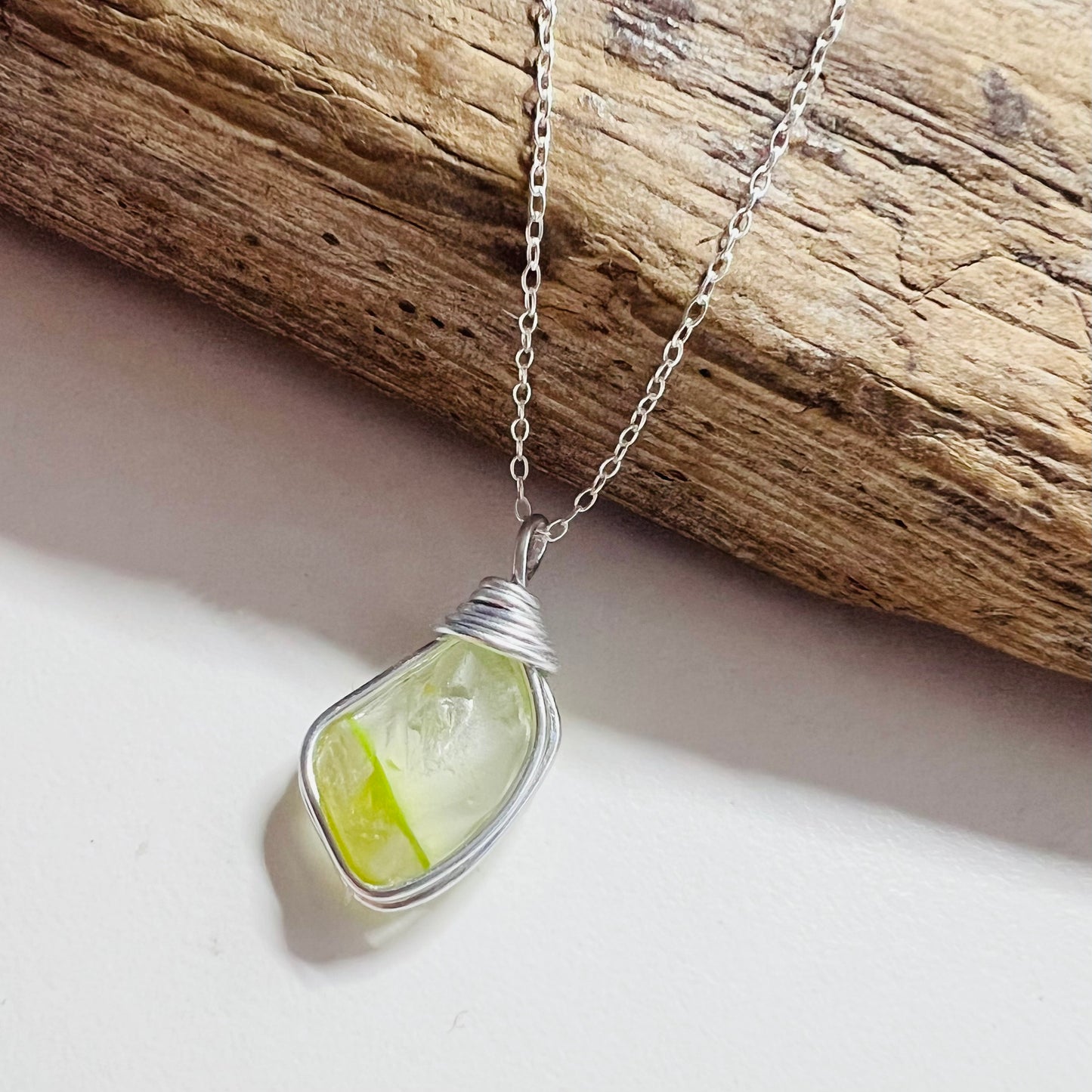 Sea Glass Multi Tone Pendant