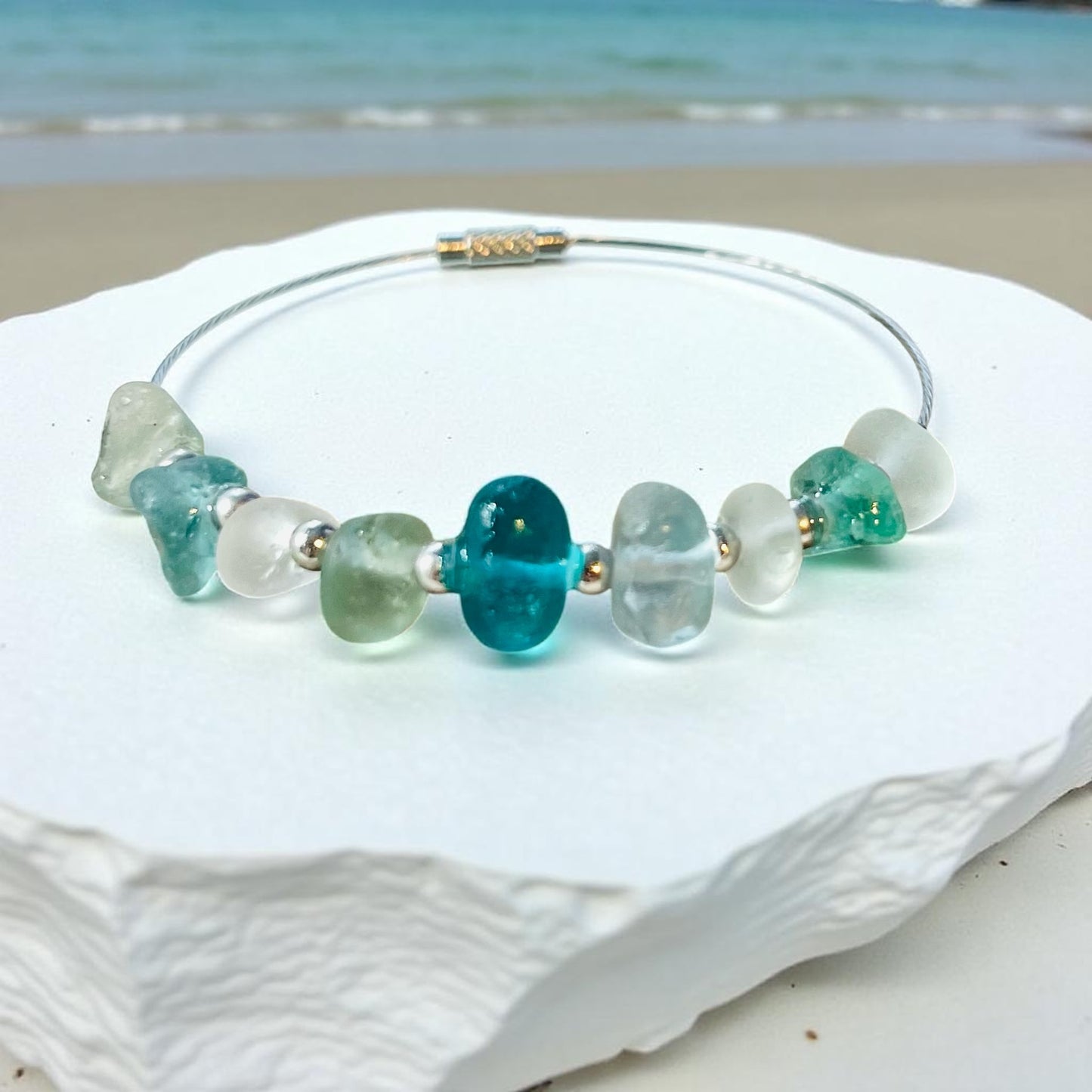 Sea Glass Bangle