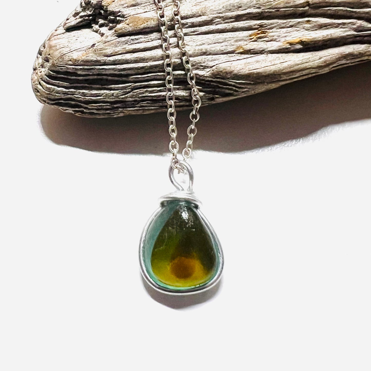 Rare Shades Seaham Sea Glass Multi Pendant