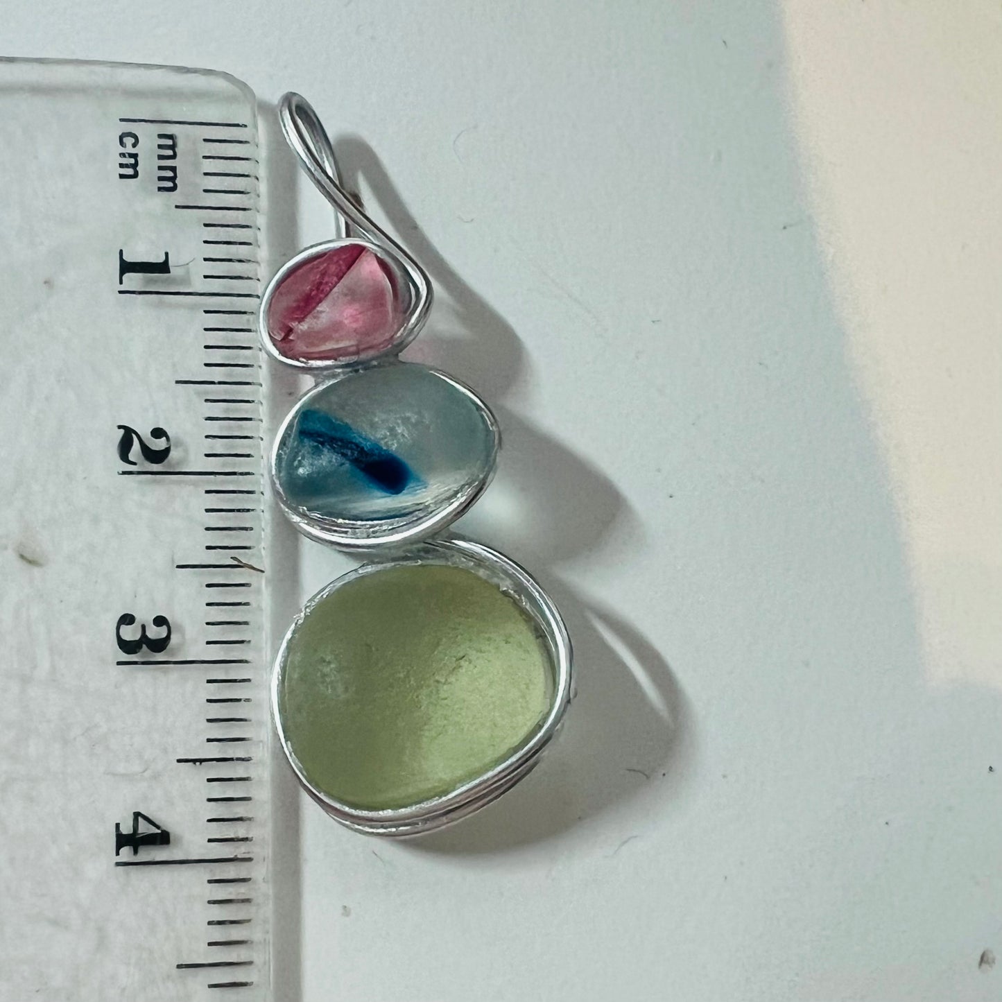 Cornish Turquouse Sea Pottery Pendant