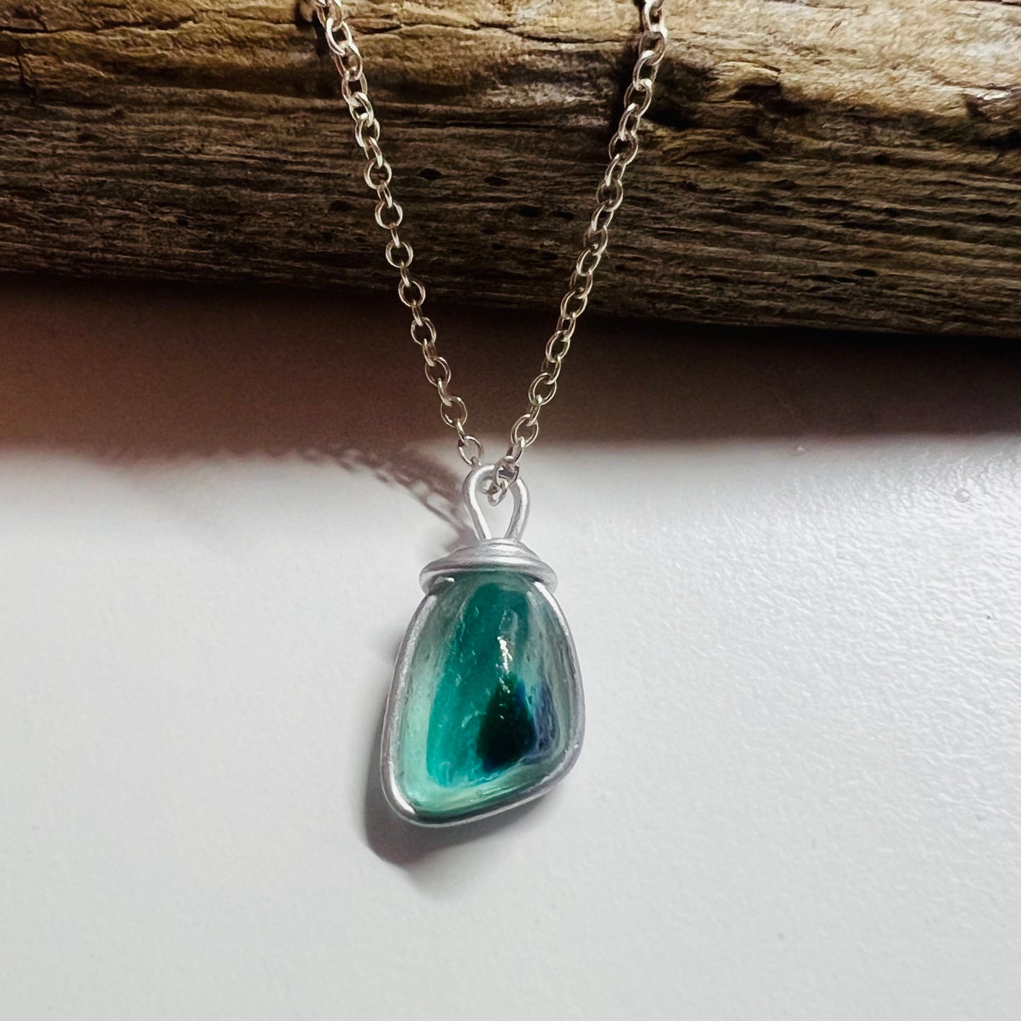 Seaham Sea Glass Multi Pendant