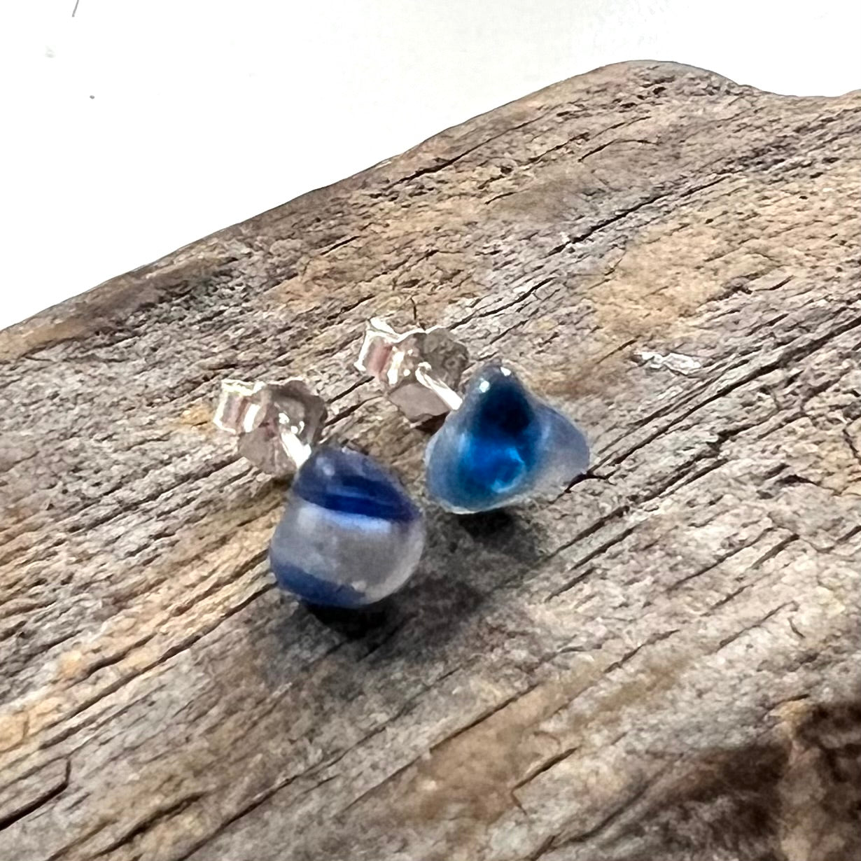Seaham Sea Glass Stud Earrings