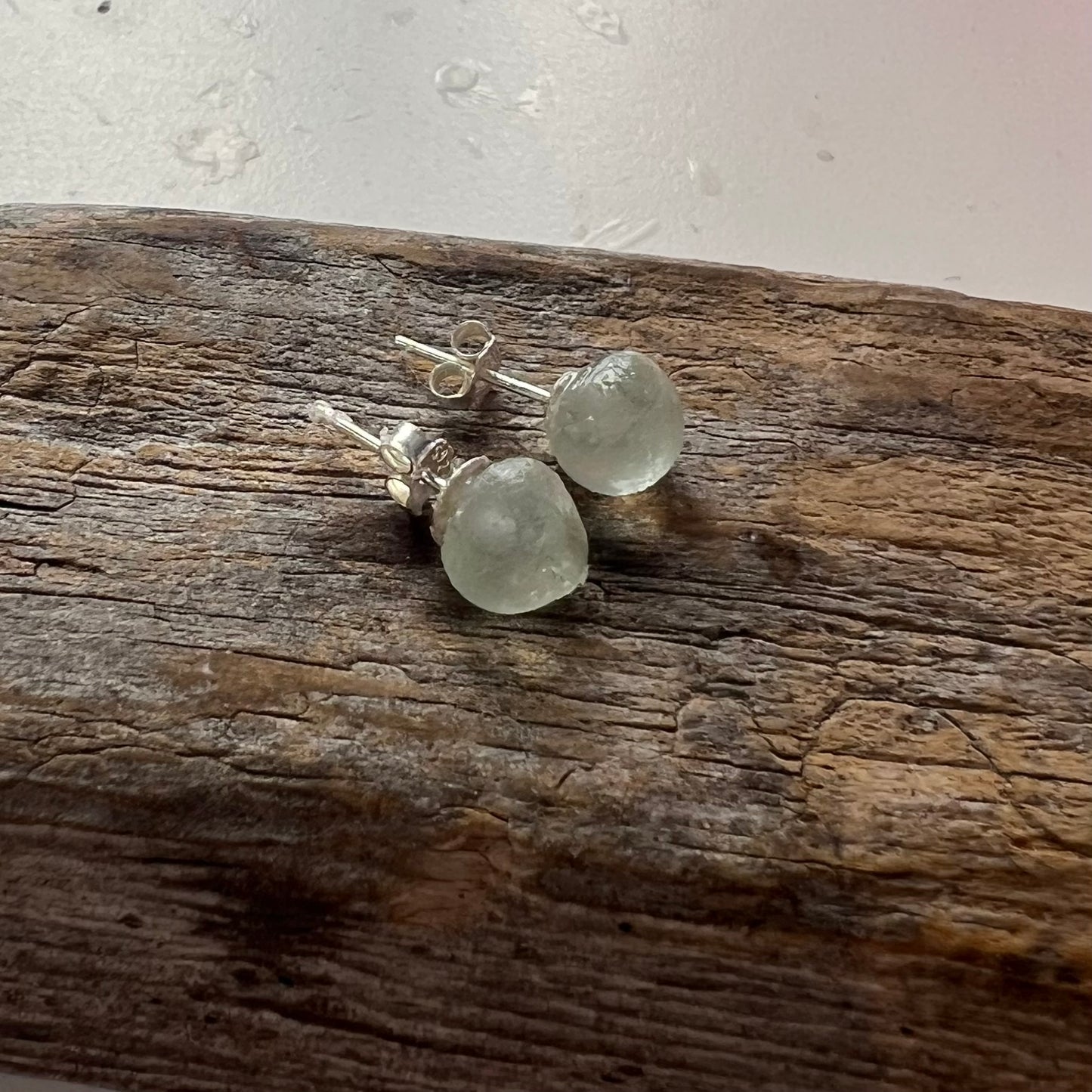 Seaham Sea Glass Stud Earrings