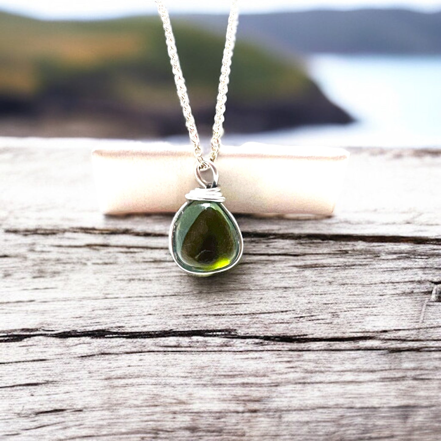 Rare Shades Seaham Sea Glass Multi Pendant