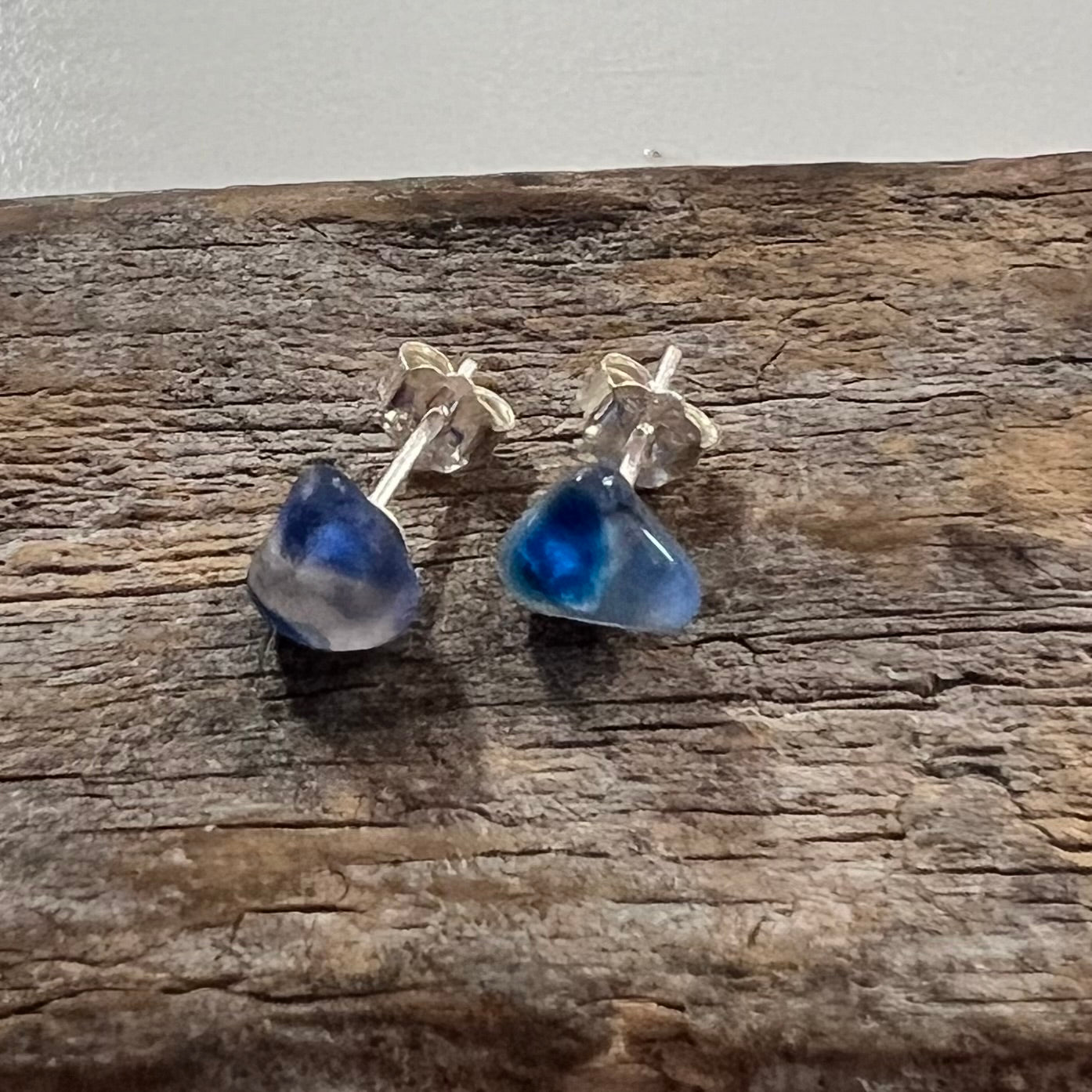 Seaham Sea Glass Stud Earrings