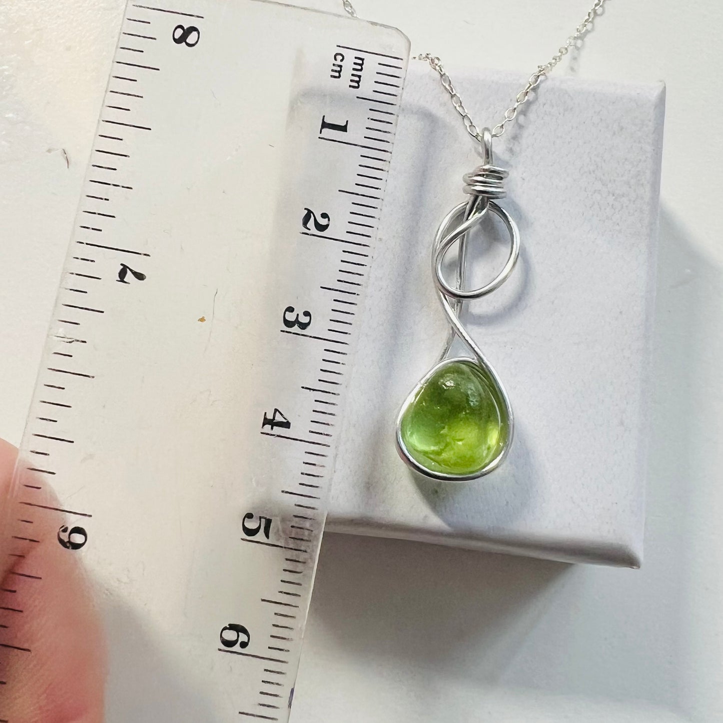 Swirly Seaham Sea Glass Pendant