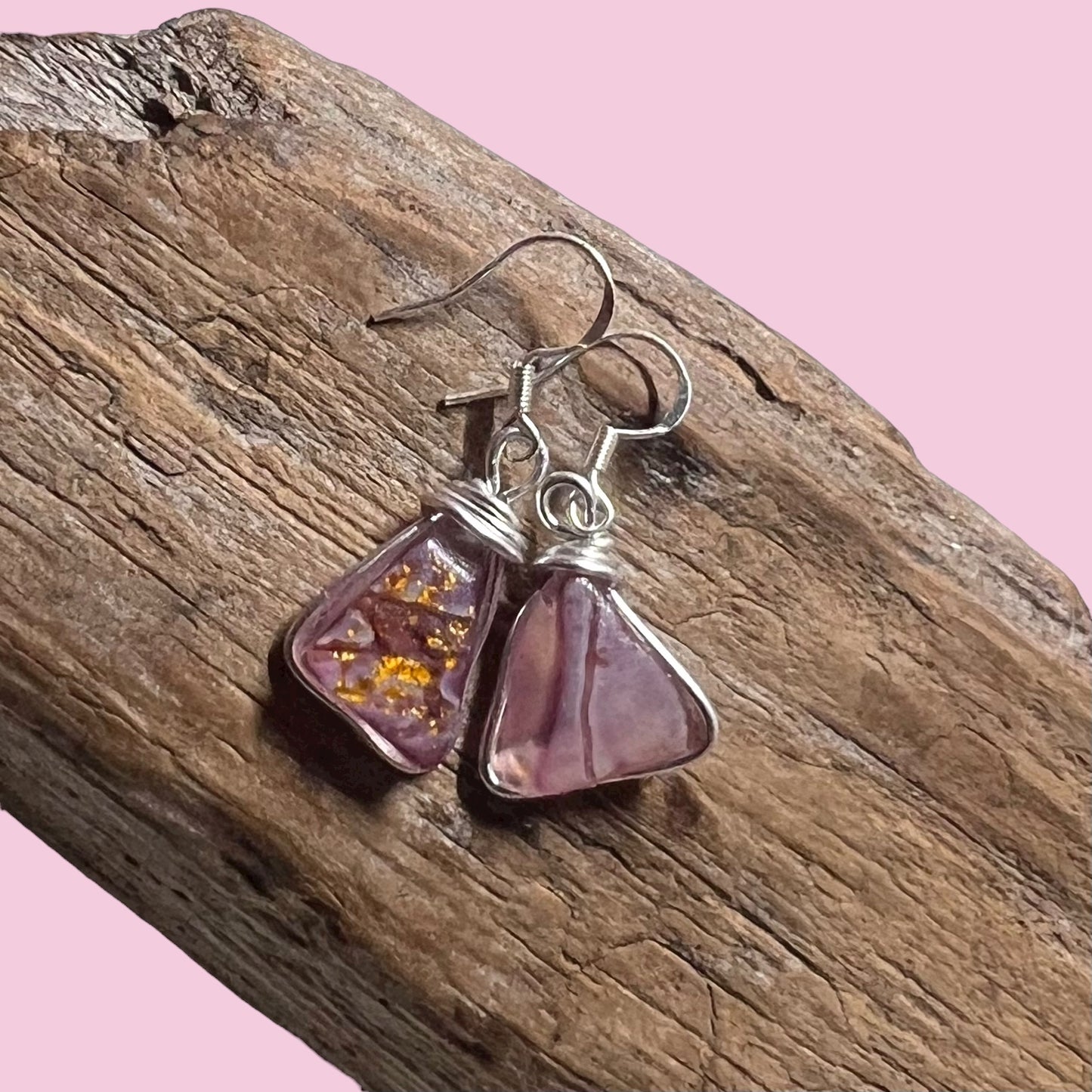 Spanish Sea Glass Earrings