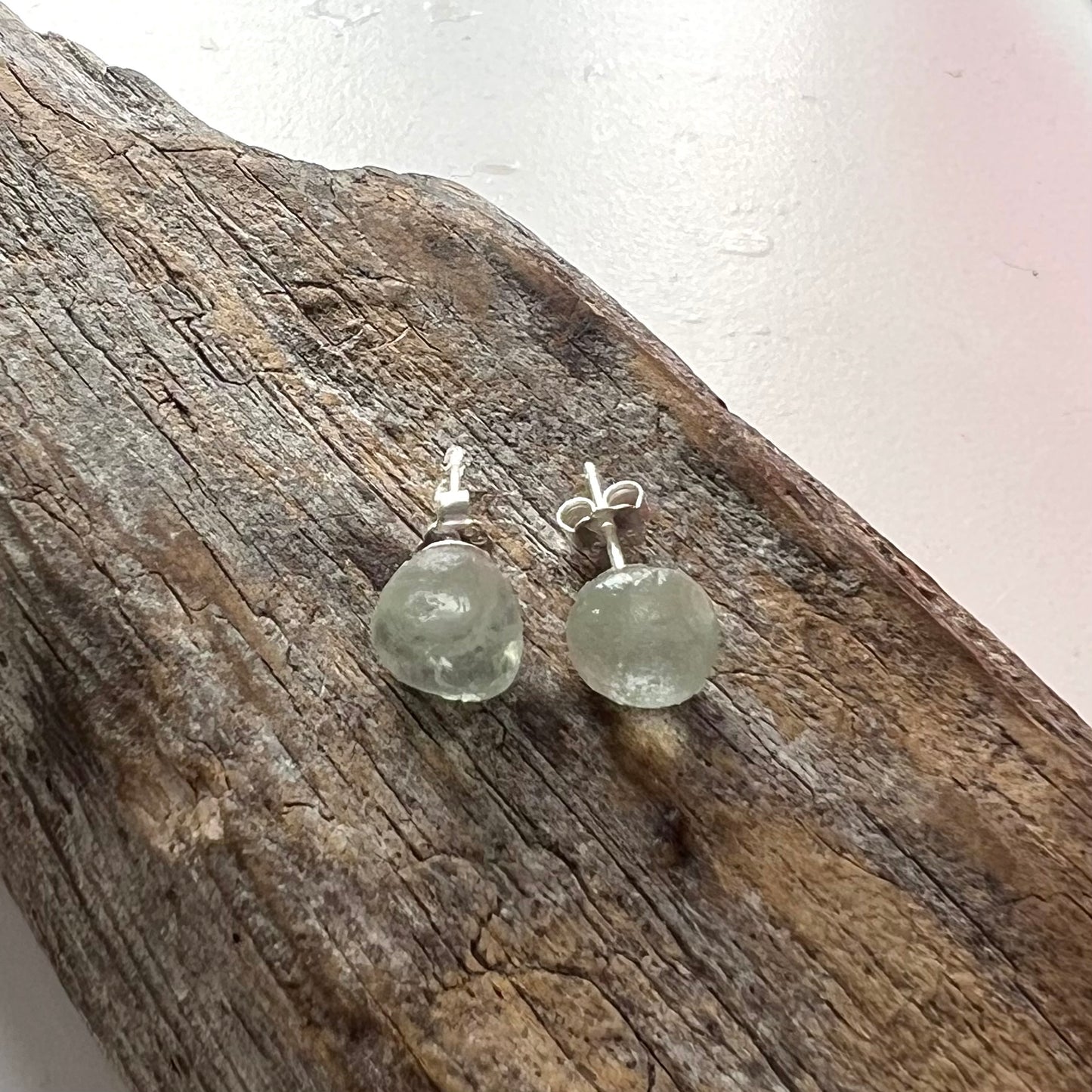 Seaham Sea Glass Stud Earrings