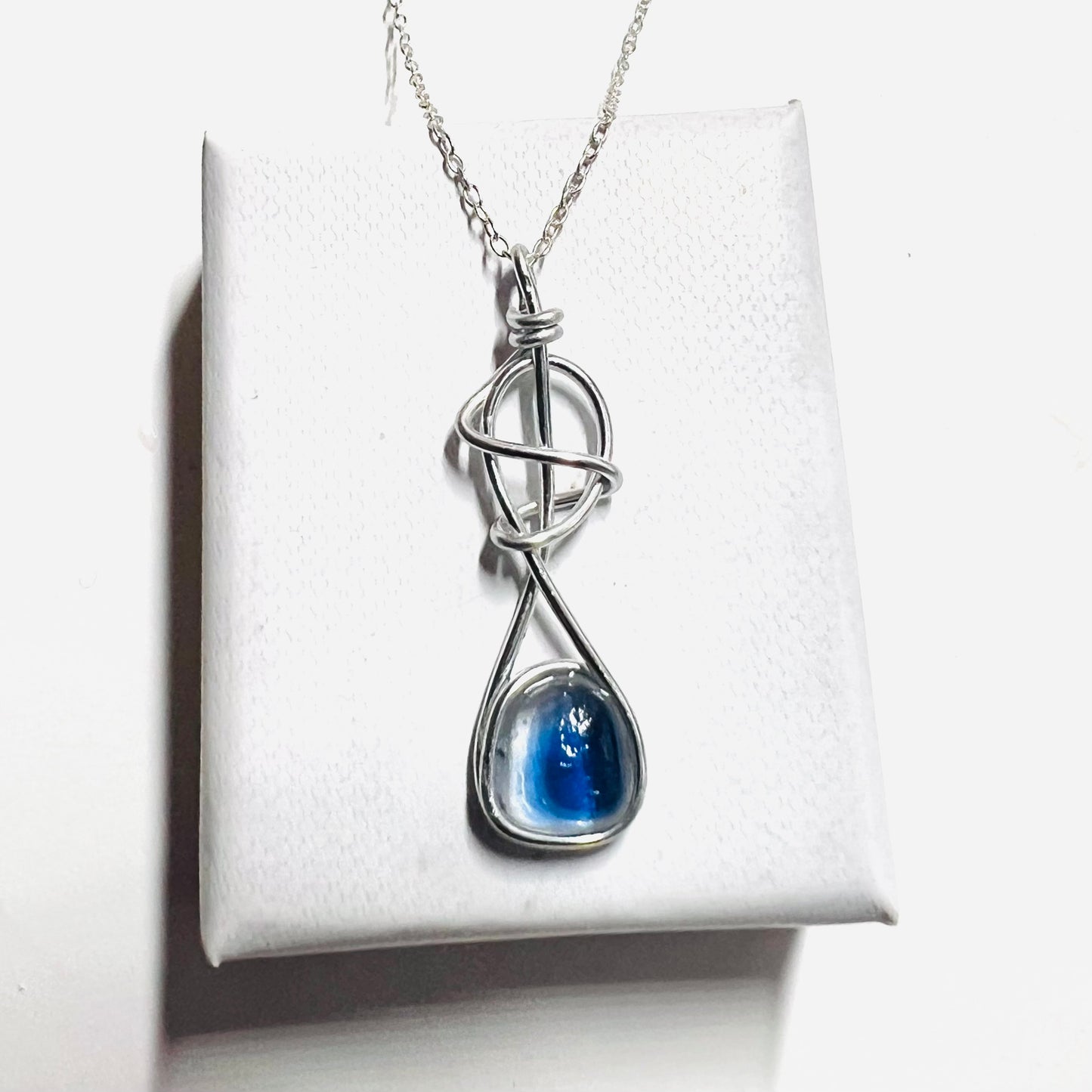 Swirly Seaham Sea Glass Pendant