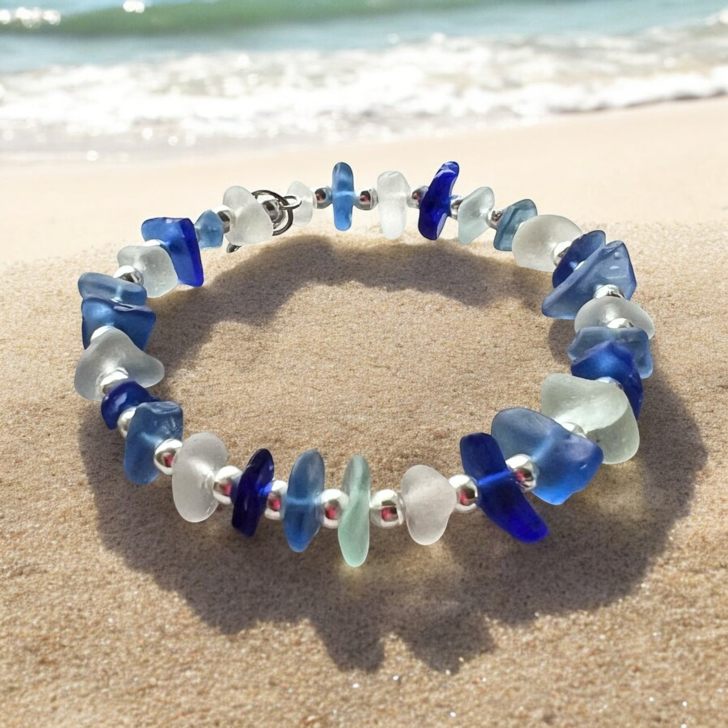 Seaham Sea Glass Full Circle Bracelet