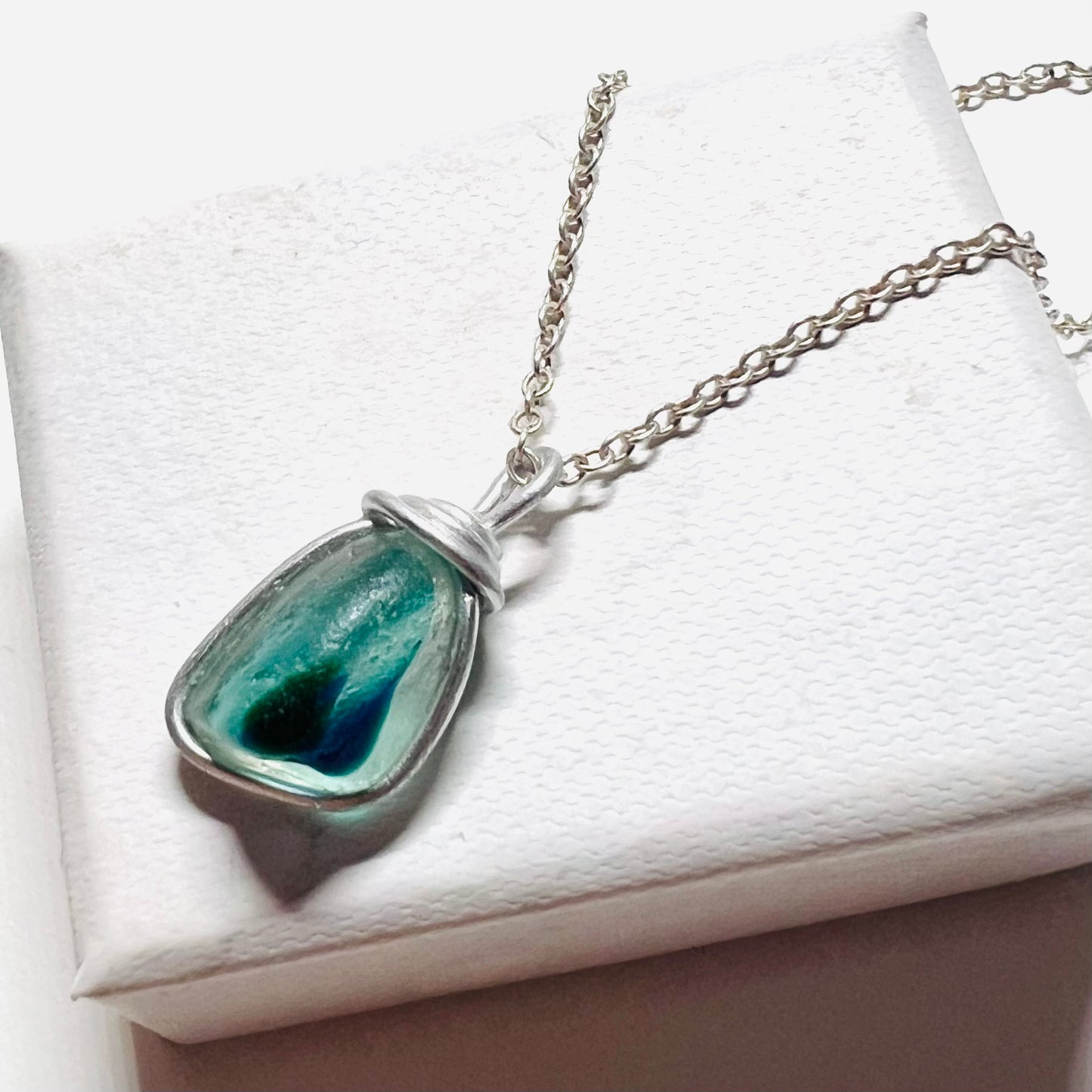 Seaham Sea Glass Multi Pendant