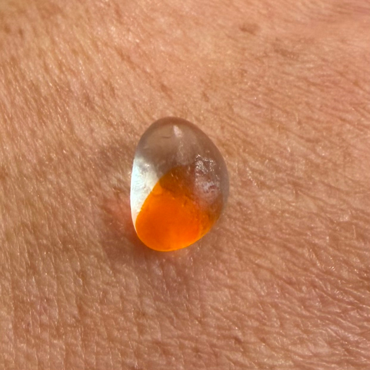 Super Orange Seaham Sea Glass Multi Pendant