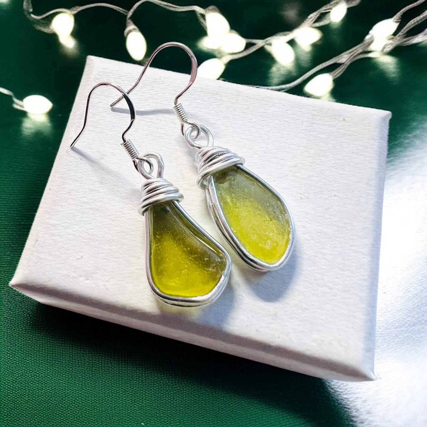 Seaham Sea Glass Earrings
