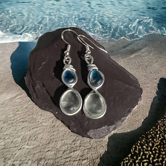Seaham Sea Glass Earrings