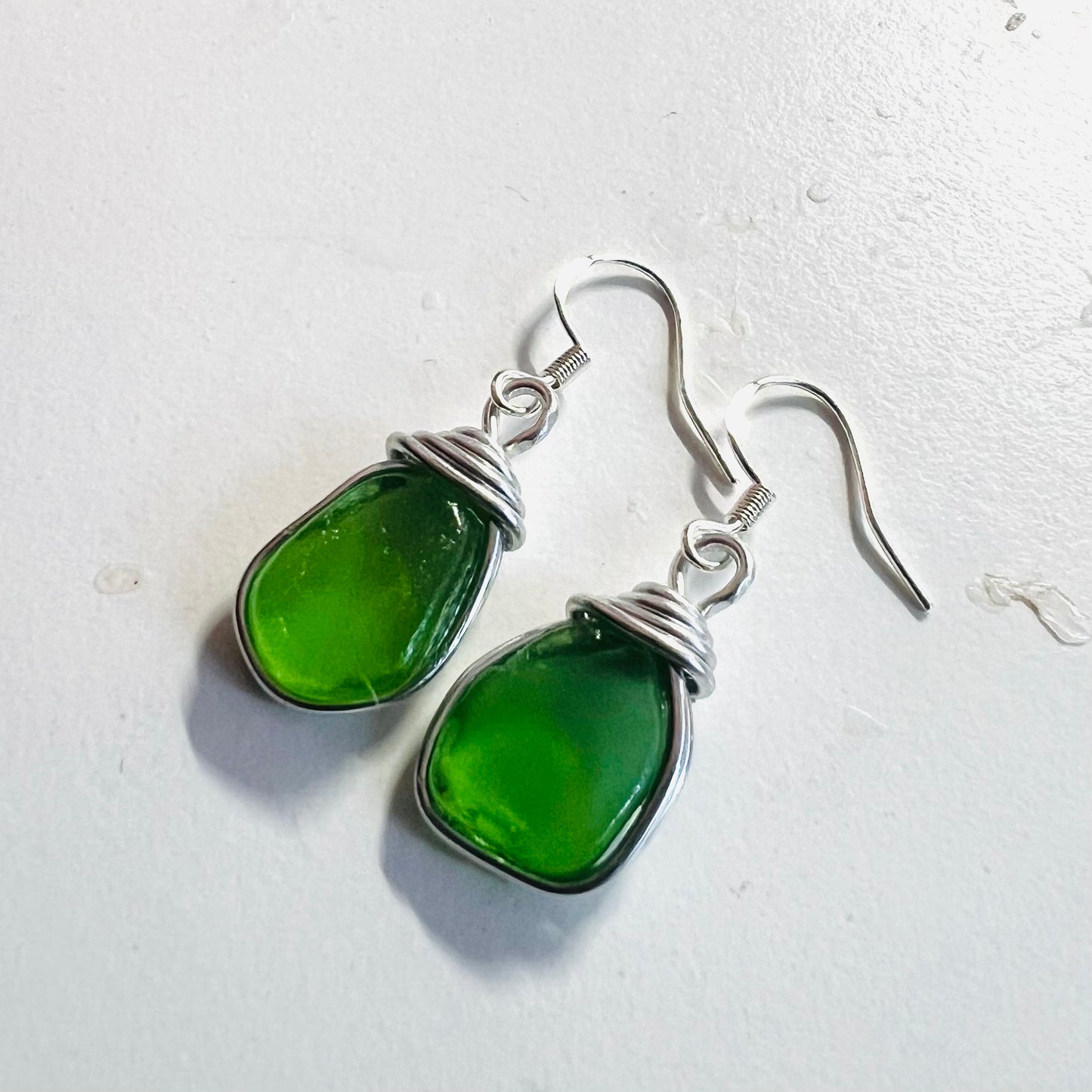 Seaham Sea Glass Earrings