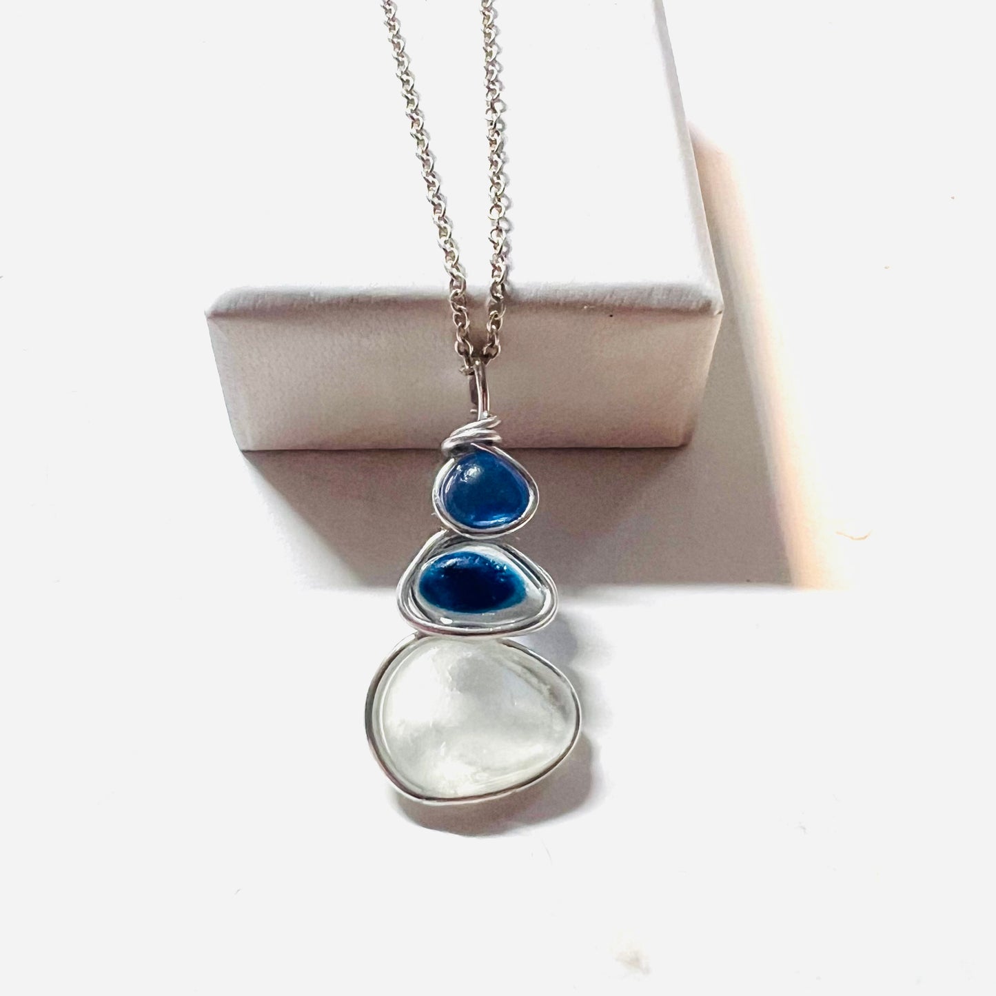 Three Piece Seaham Sea Glass Pendant