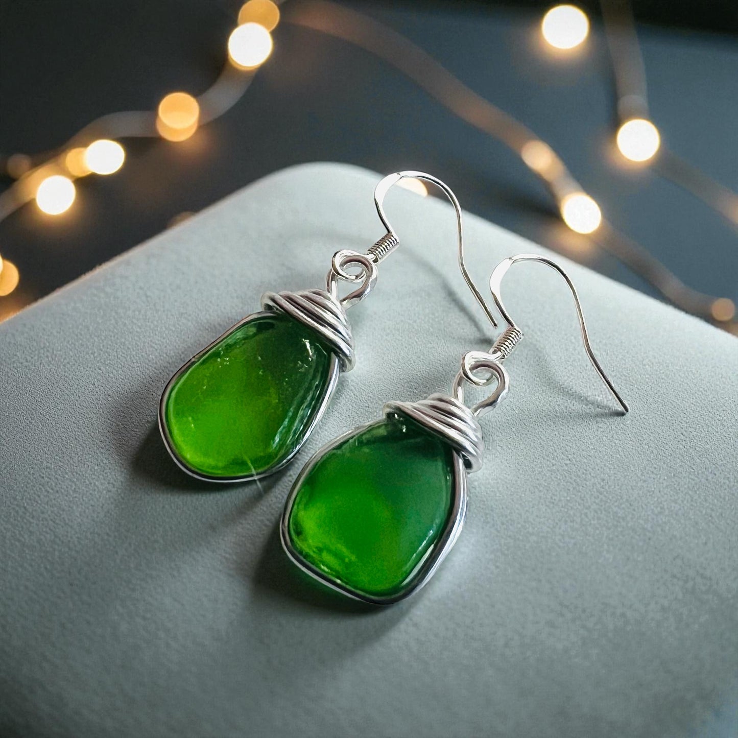 Seaham Sea Glass Earrings