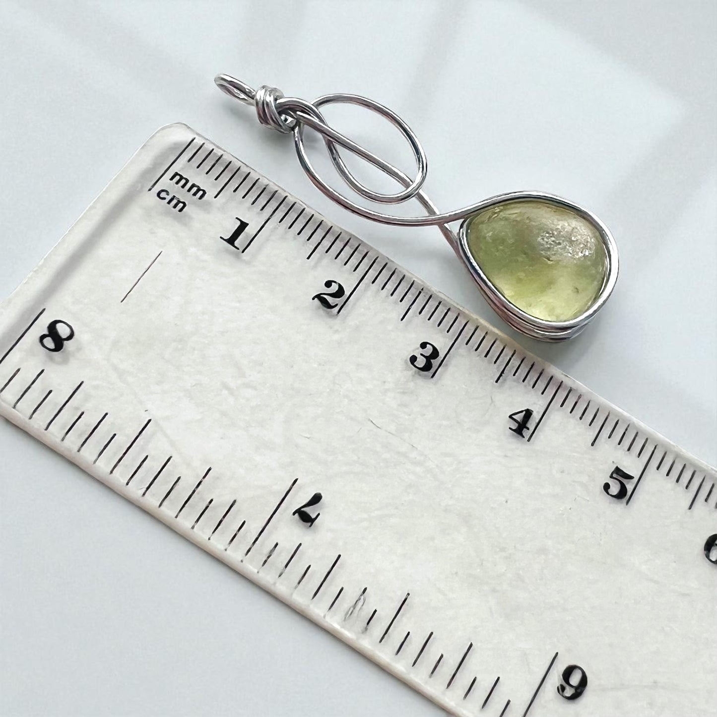 Swirly Seaham Sea Glass Pendant
