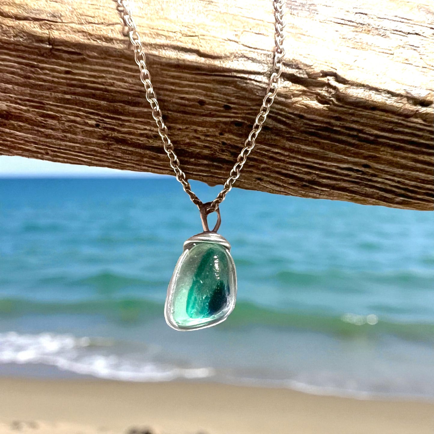 Seaham Sea Glass Multi Pendant