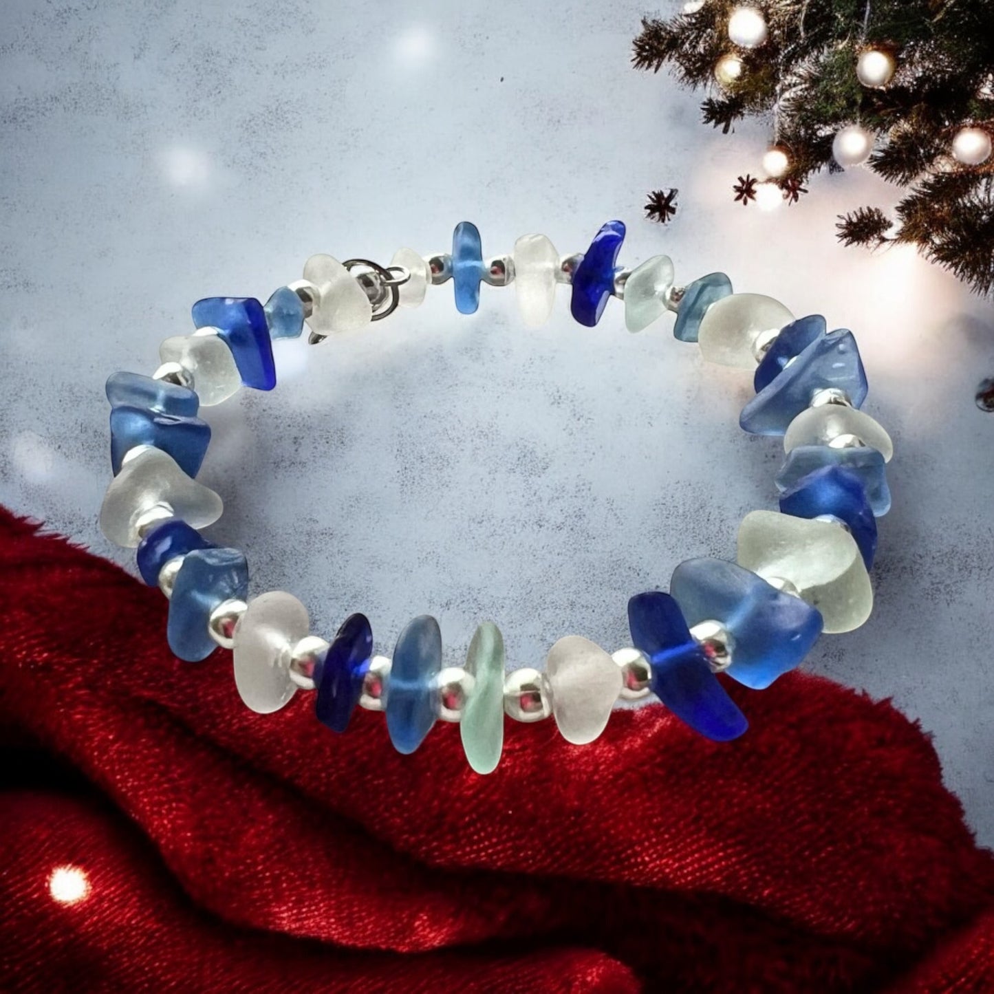 Seaham Sea Glass Full Circle Bracelet