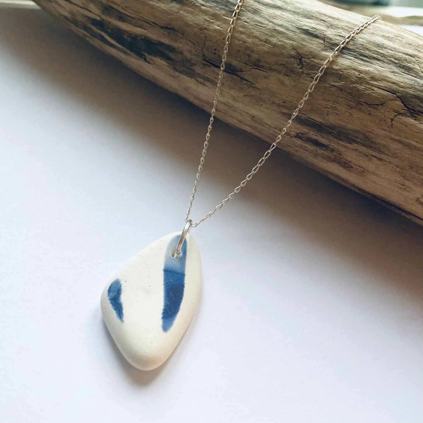 Scottish Sea Pottery Pendant from Ayrshire