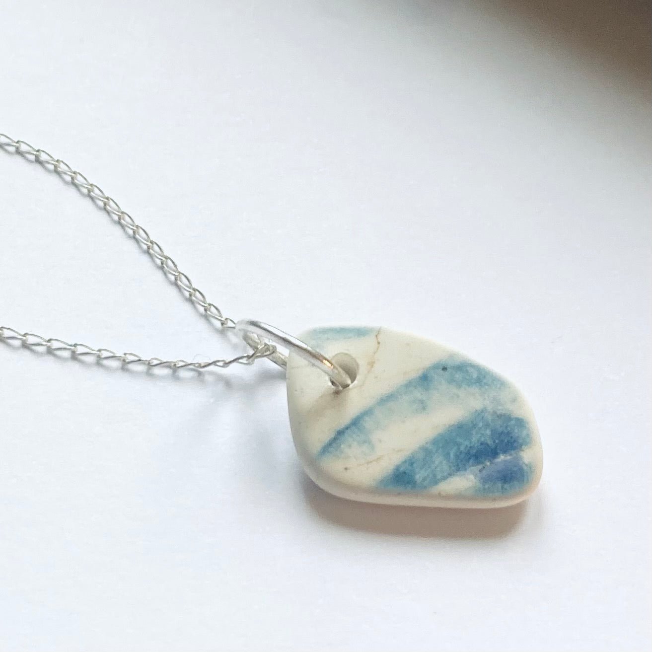 Scottish Sea Pottery Pendant from Ayrshire