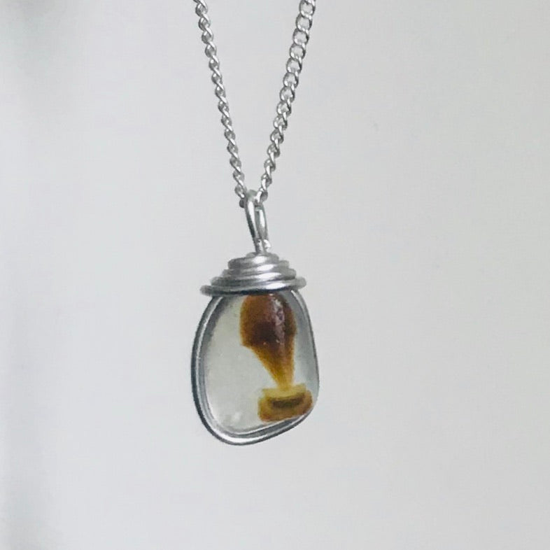Seaham Sea Glass Multicolour Pendant