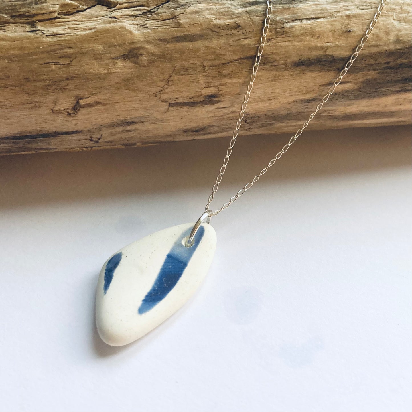 Scottish Sea Pottery Pendant from Ayrshire
