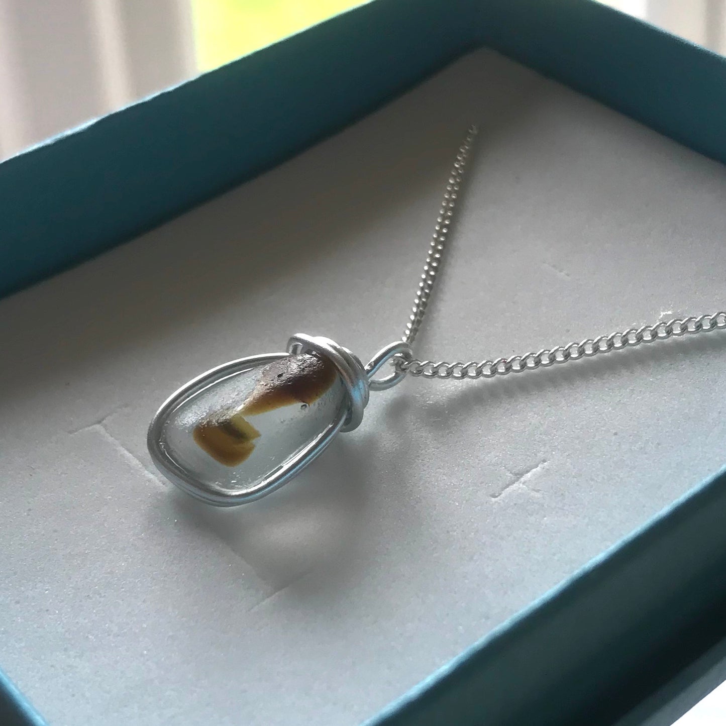 Seaham Sea Glass Multicolour Pendant