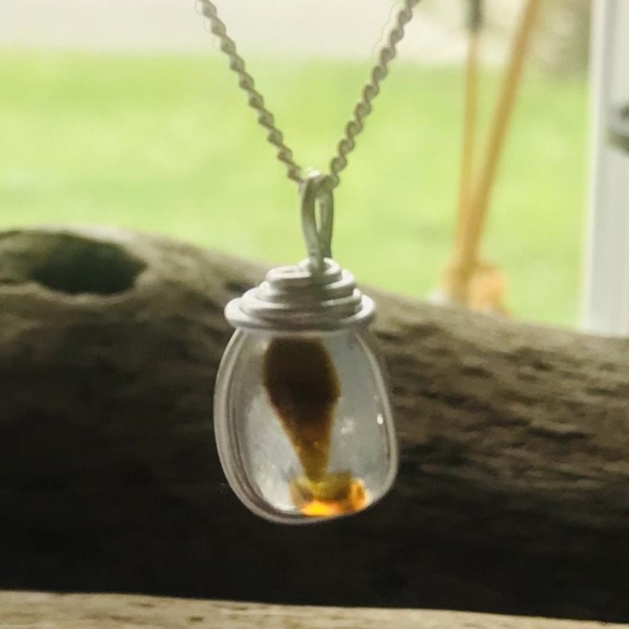 Seaham Sea Glass Multicolour Pendant