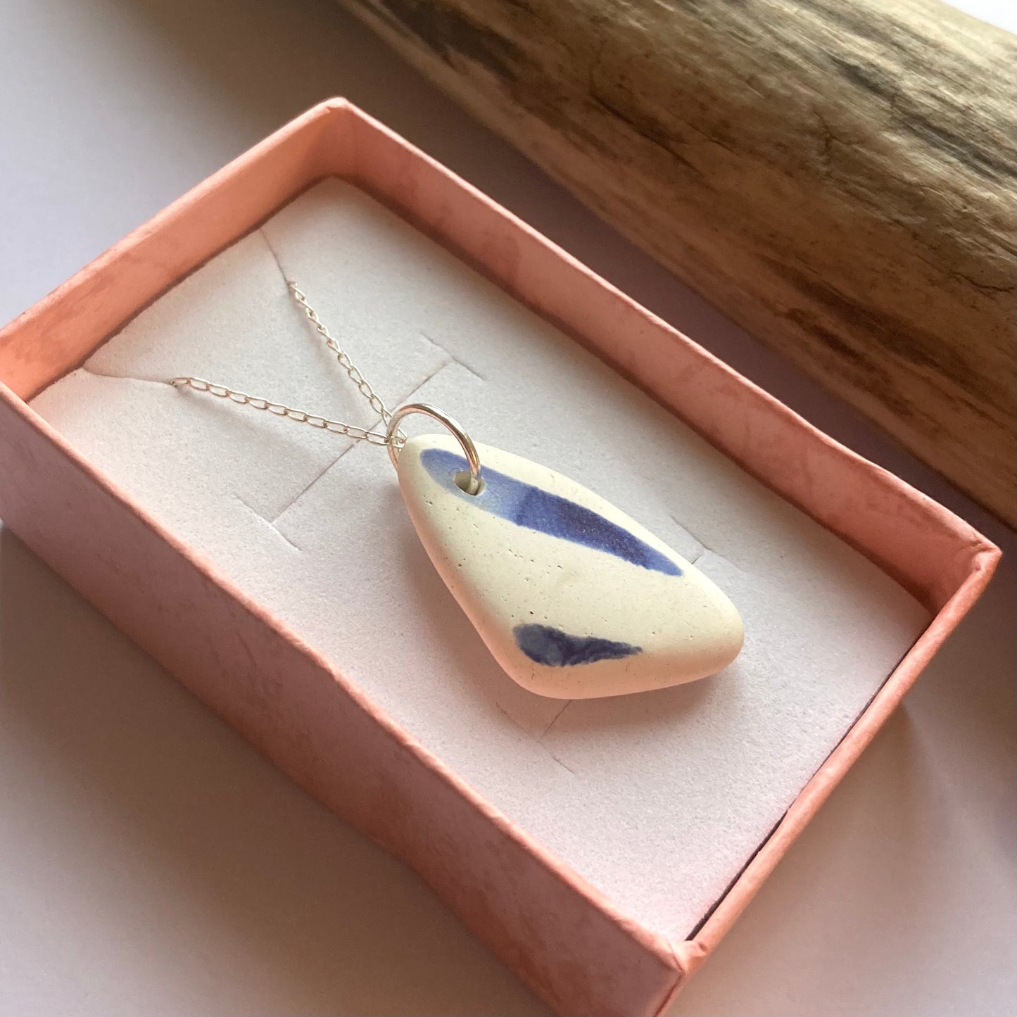 Scottish Sea Pottery Pendant from Ayrshire