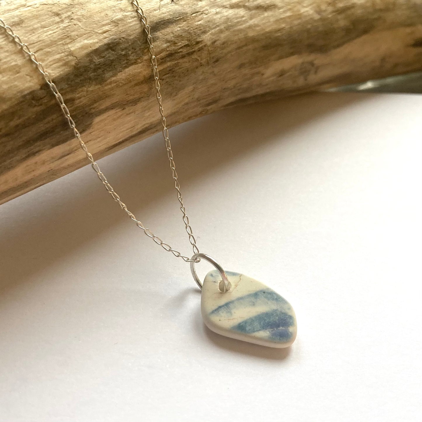 Scottish Sea Pottery Pendant from Ayrshire