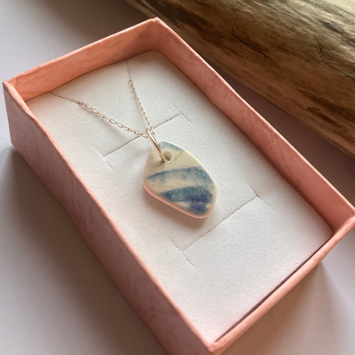 Scottish Sea Pottery Pendant from Ayrshire
