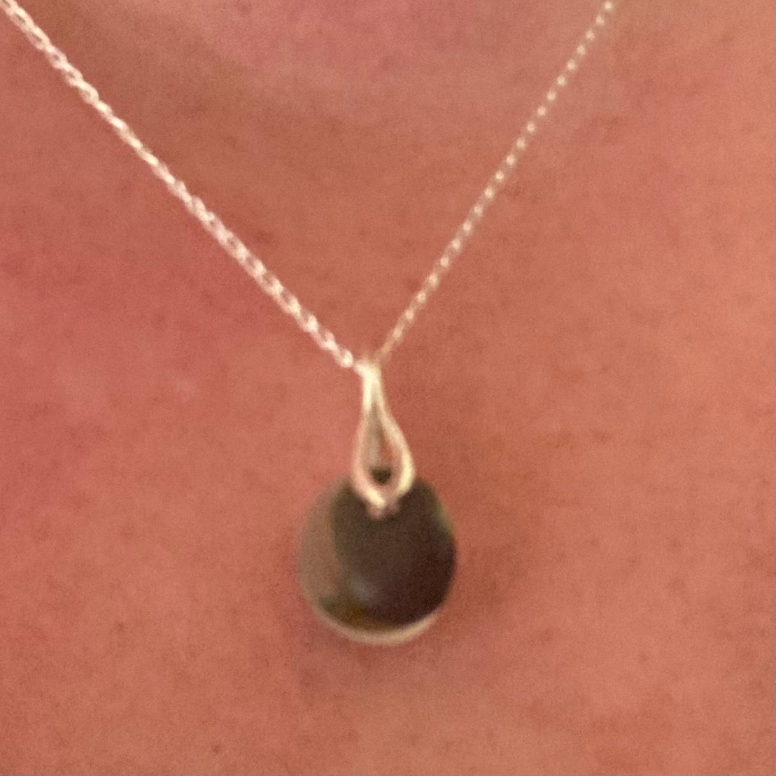 Green Seaham Sea Glass Multicolour Pendant