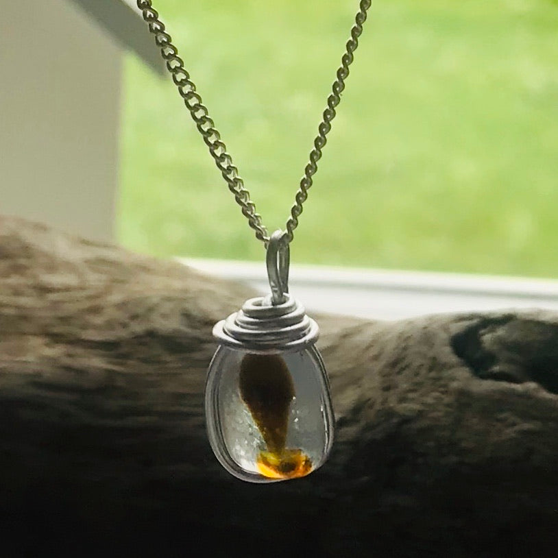 Seaham Sea Glass Multicolour Pendant