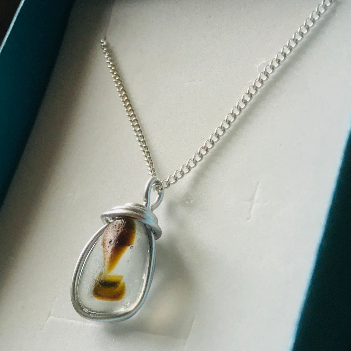 Seaham Sea Glass Multicolour Pendant
