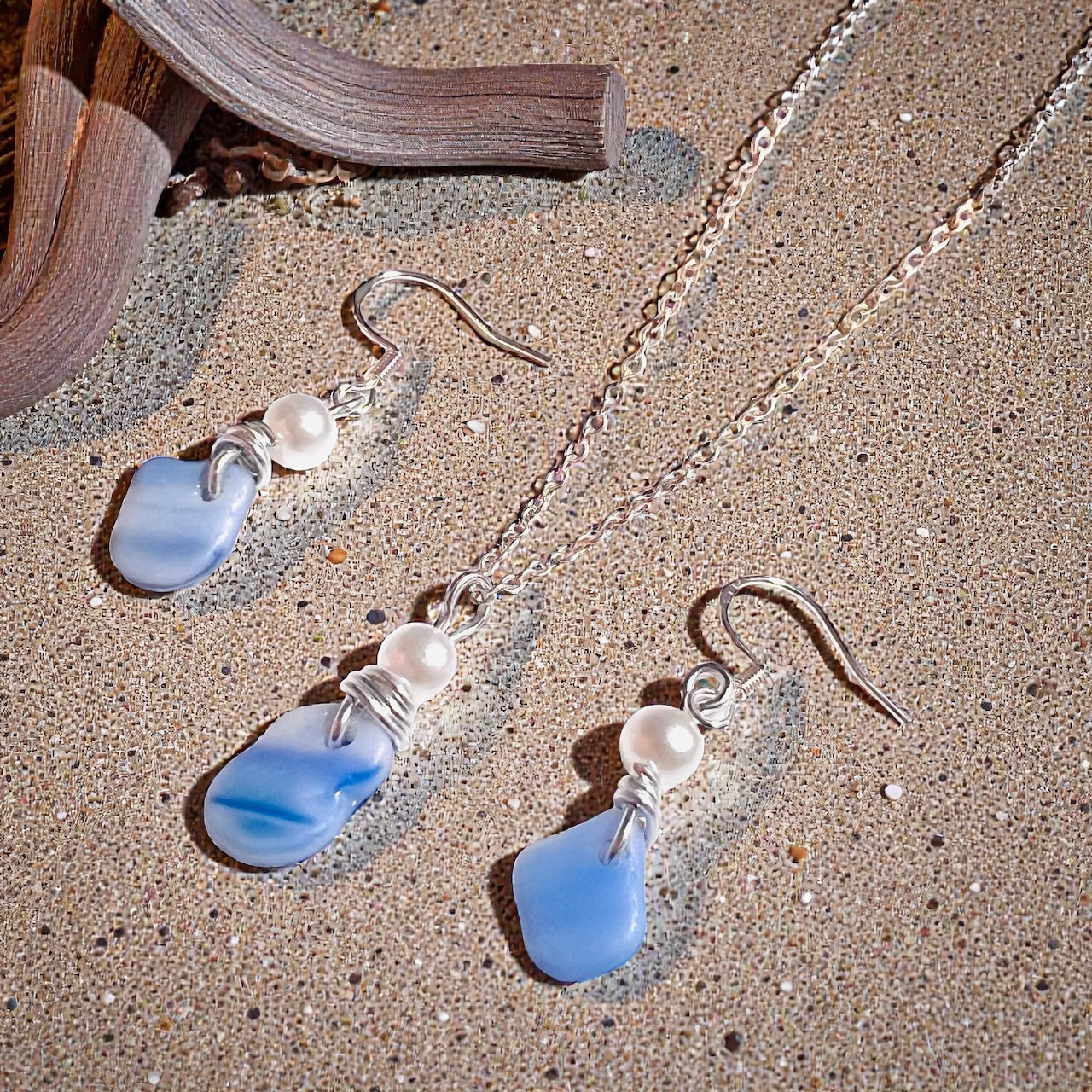 Kent Sea Glass Jewellery Set
