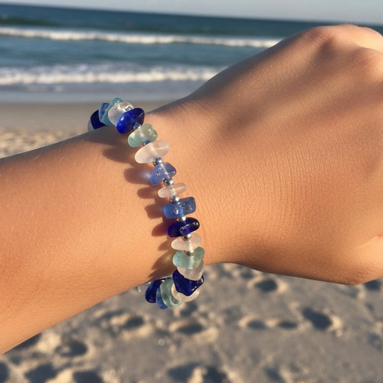 Seaham Sea Glass  Full Circle Bracelet