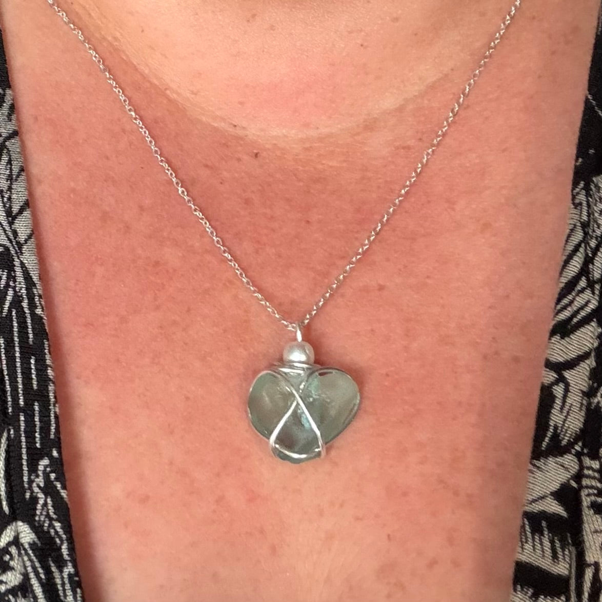 Scottish Highlands Turquoise Heart Pendant