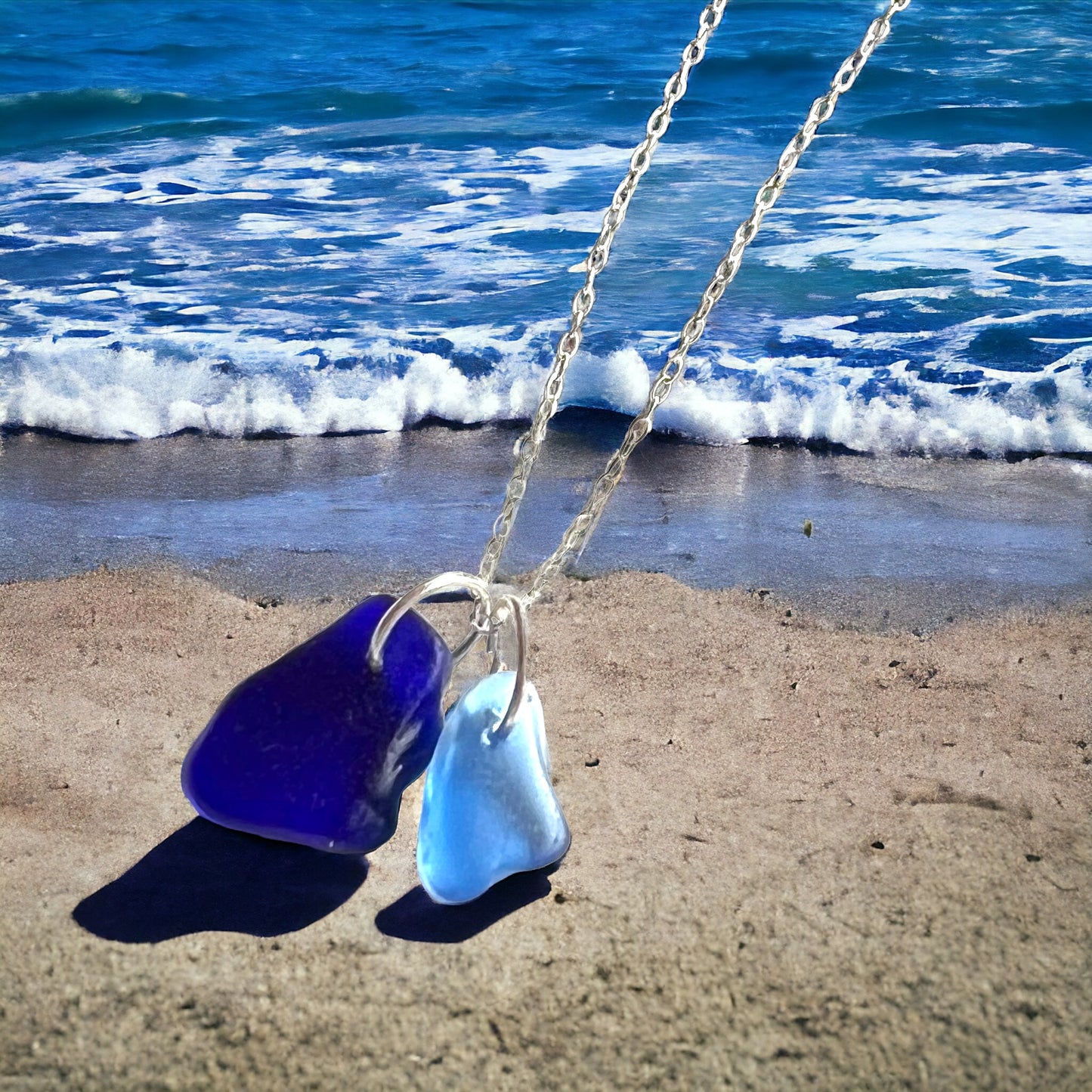 Kent Sea Glass Duo Pendant